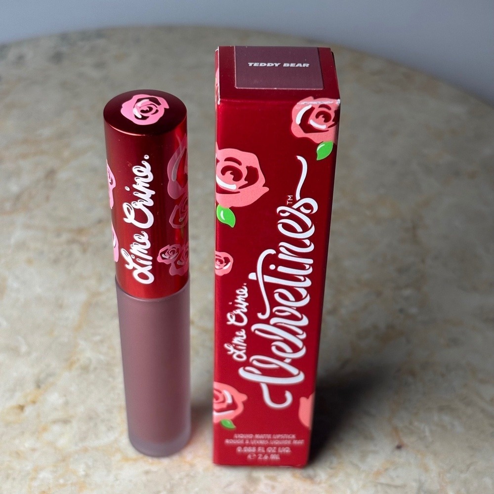 NIB Lime Crime TEDDY BEAR Velvetines Liquid‎ Lipstick